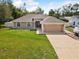 Charming single-story home featuring a well-manicured lawn and two-car garage at 6076 Shiprock Ave, Spring Hill, FL 34608