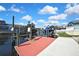 Waterfront home boasting a private dock with boat lift, offering convenient access to the water for boating and recreation at 6340 Spoonbill Dr, New Port Richey, FL 34652
