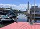Waterfront property with private dock and boat lift, offering convenient access to the open water at 6340 Spoonbill Dr, New Port Richey, FL 34652