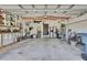 Spacious garage with ample storage, organization, and room for parking, providing convenience and functionality at 6340 Spoonbill Dr, New Port Richey, FL 34652