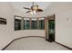 Bright breakfast nook with bay window and door to outdoor space at 642 Erin Way, Brooksville, FL 34601
