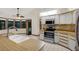 A spacious kitchen with stainless steel oven and range at 642 Erin Way, Brooksville, FL 34601