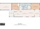 Detailed floor plan showcasing layout of rooms at 6425 Thicket Trl, New Port Richey, FL 34653