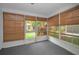 Sunroom with open windows at 6425 Thicket Trl, New Port Richey, FL 34653