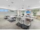 A well-lit meeting room featuring a projector, television, and ample seating at 8001 Summerbreeze Ter, Spring Hill, FL 34606