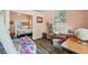 This room has wood floors and built-in bunk beds; it is connected to the main bedroom at 9757 Hermosillo Dr, New Port Richey, FL 34655