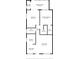 Detailed floor plan showing layout of bedrooms, bathrooms, kitchen, and living spaces at 11821 Boynton Ln, New Port Richey, FL 34654
