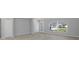 Neutral living area with tile flooring, a large arched window, and convenient access to the front entry at 12192 Eskimo Curlew Rd, Weeki Wachee, FL 34614