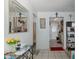 Open foyer view leading into a kitchen and multiple rooms at 12250 Lacey Dr, New Port Richey, FL 34654