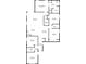 Detailed floor plan highlighting the layout of the property, including rooms, dimensions, and bathrooms at 15846 Stable Run Dr, Spring Hill, FL 34610