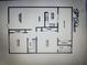 Detailed floor plan illustrating the layout of the home including the living room, bedrooms and kitchen at 2402 Ecuadorian Way # 40, Clearwater, FL 33763