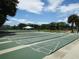 Community shuffleboard courts offering residents a leisurely activity amidst a beautifully landscaped setting at 2402 Ecuadorian Way # 40, Clearwater, FL 33763