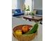 Bright kitchen with a basket of fruit on the counter at 3315 W Saint John St, Tampa, FL 33607