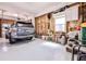 Spacious garage with parking, storage, and utility organization at 3352 Gulfview Dr, Hernando Beach, FL 34607
