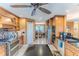 Updated kitchen features granite countertops and stainless steel appliances at 3352 Gulfview Dr, Hernando Beach, FL 34607