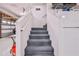 Clean garage stairway leading from garage to main living space at 3352 Gulfview Dr, Hernando Beach, FL 34607