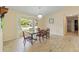 Sunny dining room with a bay window at 5216 Hope Ln, Spring Hill, FL 34606