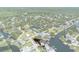 Stunning aerial view of waterfront property with lush green surroundings and easy access to the water at 5234 Foxhall Ct, Weeki Wachee, FL 34607