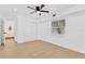 A bright bedroom with light-colored floors, a double window, and fresh white paint at 5753 2Nd N Ave, St Petersburg, FL 33710