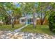 A charming single-story home featuring fresh green lawn and a painted front door at 5753 2Nd N Ave, St Petersburg, FL 33710