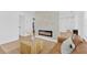 Inviting living room with a sleek fireplace and modern finishes at 5753 2Nd N Ave, St Petersburg, FL 33710