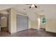 Bedroom featuring hardwood floors, closet and a ceiling fan at 7089 Goodway, Brooksville, FL 34602
