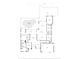 Detailed floor plan showing layout of home including bedrooms, bathrooms, kitchen, living areas, and patio at 9810 Compass Point Way, Tampa, FL 33615
