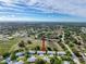 Aerial view of the neighborhood and community with well-maintained landscaping at 11141 Sandtrap Dr # 11141, Port Richey, FL 34668