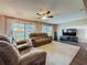 Inviting living area with plush seating, large windows, and a spacious layout with neutral tones at 11141 Sandtrap Dr # 11141, Port Richey, FL 34668