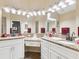Bright bathroom featuring granite counters and dual sinks at 11350 Copley Ct, Spring Hill, FL 34609