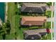 Overhead shot of properties featuring well-maintained landscapes and luxurious outdoor living at 11611 Callisia Dr, Odessa, FL 33556