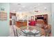 Bright and airy open floor plan blending kitchen, living, and dining areas at 12071 Wexford Blvd, Spring Hill, FL 34609