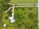 Bird's eye view of the estate showing the home, surrounding land, and driveway at 1253 Culbreath Rd, Brooksville, FL 34602