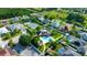 Beautiful homes in a community featuring private pools, tennis courts, solar panels, and lush landscaping at 21820 Carson Dr, Land O Lakes, FL 34639