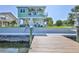Charming coastal home on the water featuring a private dock and a delightful outdoor seating area at 3546 Flamingo Blvd, Hernando Beach, FL 34607