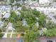 Aerial view of a neighborhood featuring mature trees, residences, and streetscape at 435 11Th N Ave, St Petersburg, FL 33701