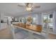 Cozy dining area filled with natural light and views of the pool, complete with seating for four at 4917 Marlin Dr, New Port Richey, FL 34652