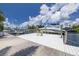 A private dock with seating provides direct access to the open water at 4917 Marlin Dr, New Port Richey, FL 34652