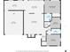 Layout of home featuring kitchen, garage, dining and living areas, foyer, bedrooms, and baths at 4917 Marlin Dr, New Port Richey, FL 34652