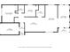 Detailed floor plan showcasing the layout of the home, including room dimensions and relationships at 5045 Pelican Dr, New Port Richey, FL 34652