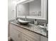 Modern bathroom featuring granite countertops and a glass bowl sink at 6222 Cherry Blossom Trl, Gibsonton, FL 33534