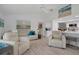 Open-concept living room and kitchen at 7175 Bottle Brush Dr, Spring Hill, FL 34606