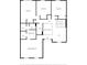 Second floor layout containing bedrooms, bathrooms, and a loft at 8388 Maltby Rd, Spring Hill, FL 34606