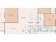 Detailed floor plan shows layout of the home, including bedrooms, kitchen, and living areas at 8393 Delaware Dr, Weeki Wachee, FL 34607