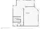 Detailed second floor plan showcasing the layout of the bonus room, bathroom and closet at 9933 Milano Dr, Trinity, FL 34655