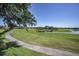 Picturesque view of the lush golf course and landscaping at 9933 Milano Dr, Trinity, FL 34655