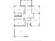 Floor plan shows layout of home, including bedrooms, kitchen, living spaces, and garage at 1004 Peninsula Ave, Tarpon Springs, FL 34689