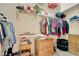 Walk-in closet with ample storage space and shelving at 1009 Summer Breeze Dr, Brandon, FL 33511