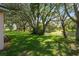 Mature trees add a beautiful and peaceful element to this property's backyard at 10296 Palmgren, Spring Hill, FL 34608