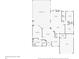 Detailed floor plan showcasing the layout of the first floor with pool, kitchen, and garage dimensions at 1108 Blackwater Dr, Wesley Chapel, FL 33543